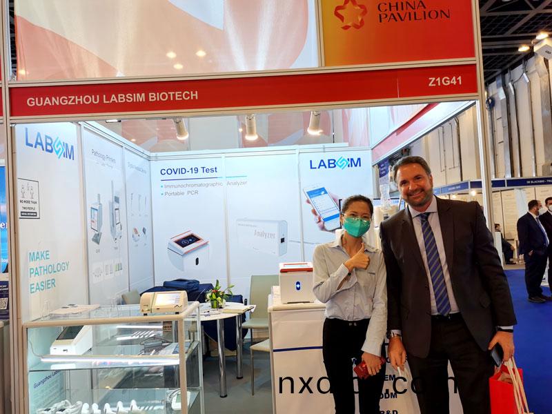 【展會迴(hui)顧】藍勃生物精綵(cai)亮相(xiang)2022 MEDLAB Middle East